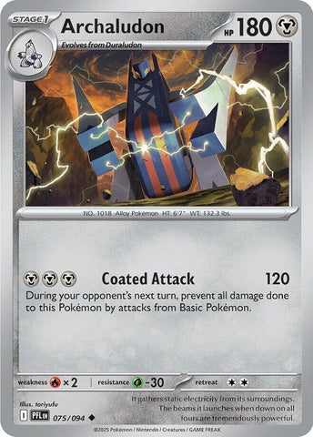 Archaludon (075/094) [Mega Evolution: Phantasmal Flames] - The Mythic Store | 24h Order Processing