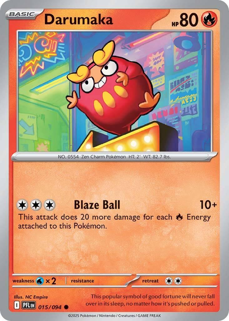 Darumaka (015/094) [Mega Evolution: Phantasmal Flames] - The Mythic Store | 24h Order Processing