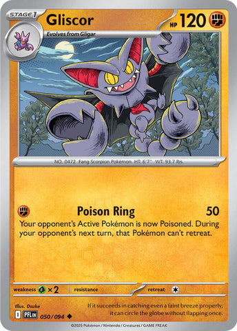 Gliscor (050/094) [Mega Evolution: Phantasmal Flames] - The Mythic Store | 24h Order Processing
