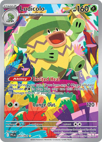 Ludicolo (095/094) [Mega Evolution: Phantasmal Flames] - The Mythic Store | 24h Order Processing