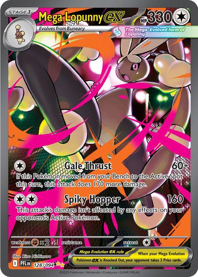 Mega Lopunny ex (128/094) [Mega Evolution: Phantasmal Flames] - The Mythic Store | 24h Order Processing
