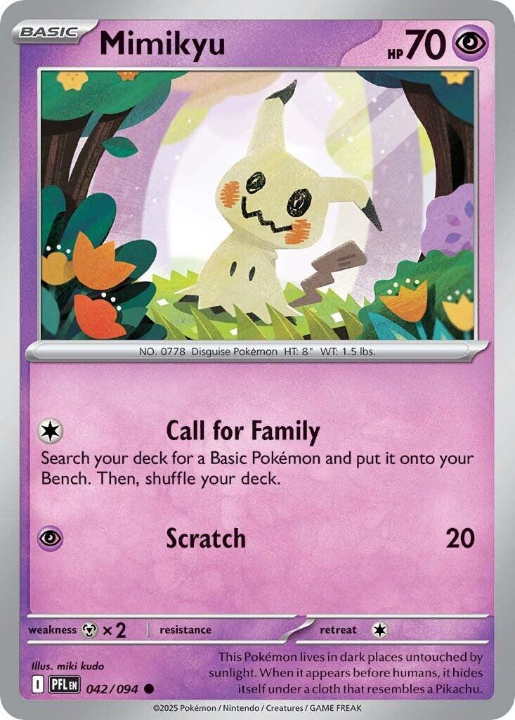 Mimikyu (042/094) [Mega Evolution: Phantasmal Flames] - The Mythic Store | 24h Order Processing