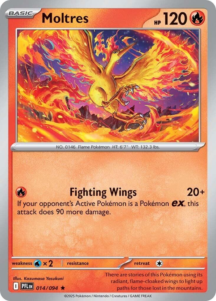 Moltres (014/094) [Mega Evolution: Phantasmal Flames] - The Mythic Store | 24h Order Processing