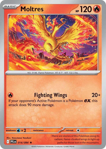 Moltres (014/094) [Mega Evolution: Phantasmal Flames] - The Mythic Store | 24h Order Processing