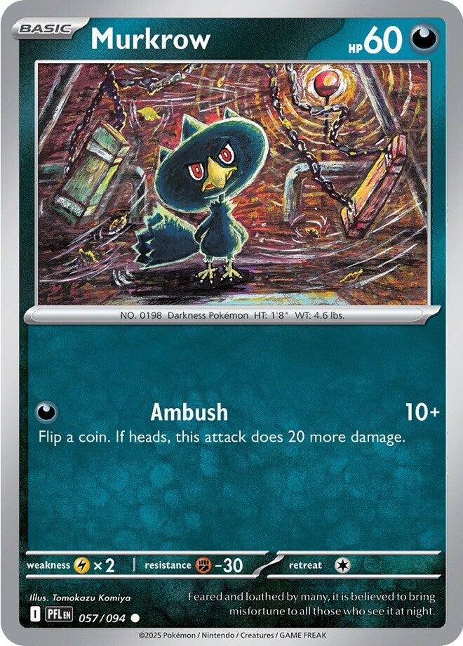 Murkrow (057/094) [Mega Evolution: Phantasmal Flames] - The Mythic Store | 24h Order Processing