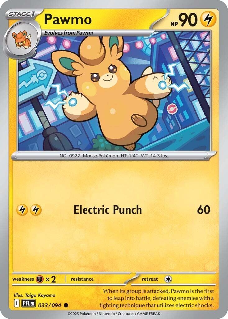 Pawmo (033/094) [Mega Evolution: Phantasmal Flames] - The Mythic Store | 24h Order Processing