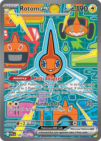 Rotom ex (126/094) [Mega Evolution: Phantasmal Flames] - The Mythic Store | 24h Order Processing