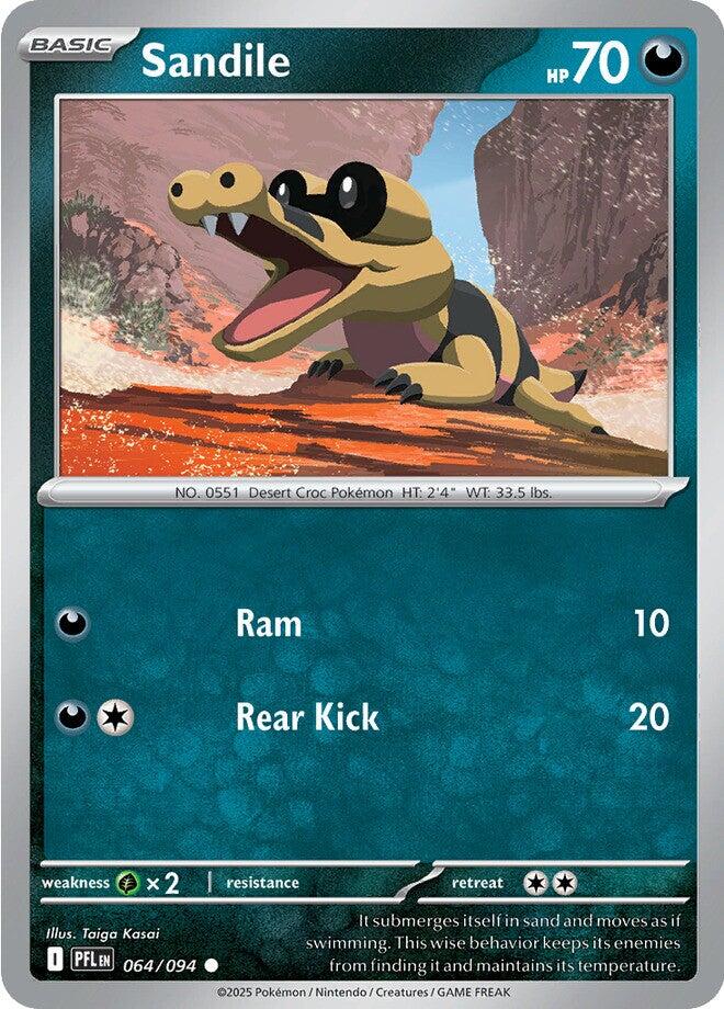Sandile (064/094) [Mega Evolution: Phantasmal Flames] - The Mythic Store | 24h Order Processing