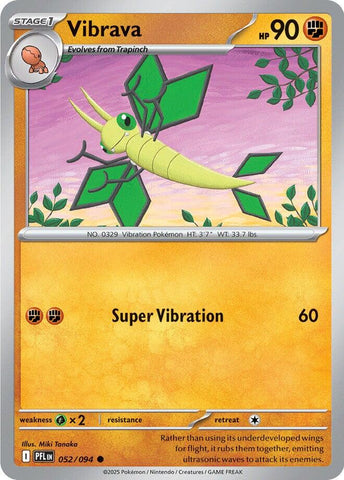 Vibrava (052/094) [Mega Evolution: Phantasmal Flames] - The Mythic Store | 24h Order Processing