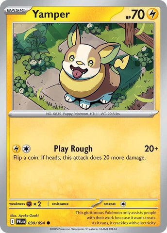 Yamper (030/094) [Mega Evolution: Phantasmal Flames] - The Mythic Store | 24h Order Processing