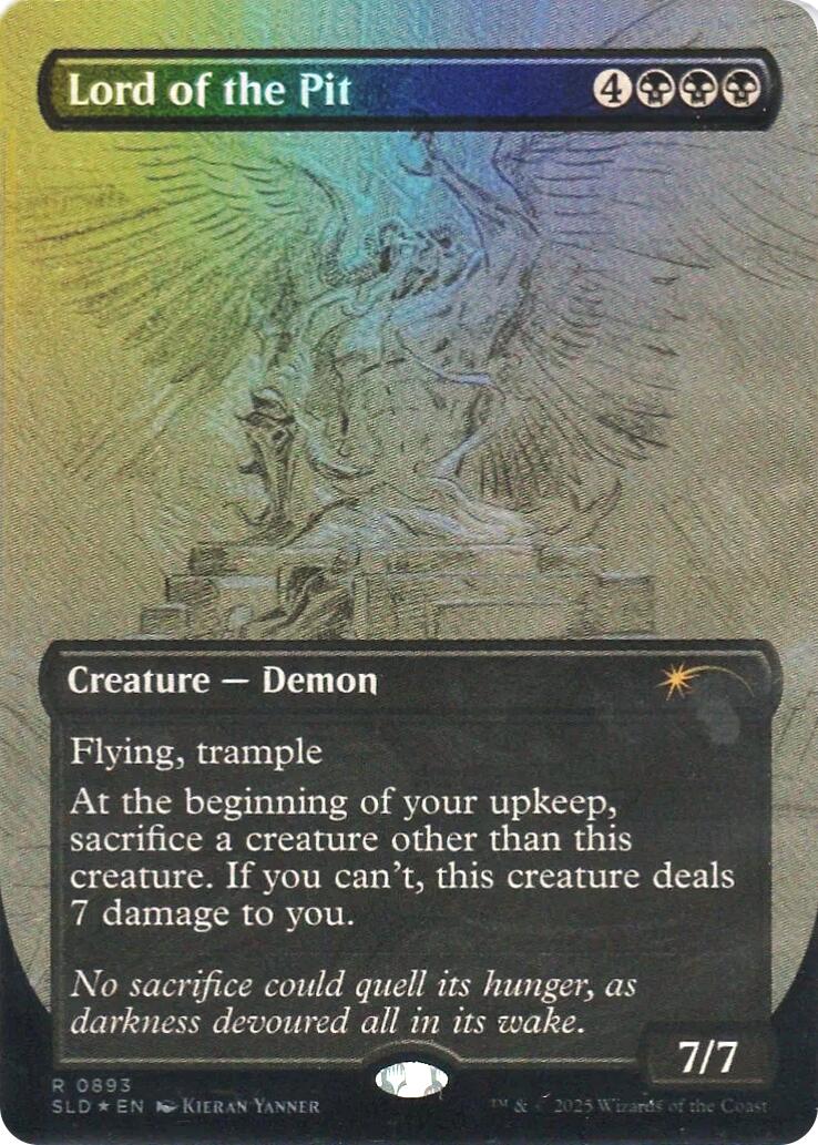 Lord of the Pit (Sketch Showcase) (Rainbow Foil) [Secret Lair Drop Series] - The Mythic Store | 24h Order Processing