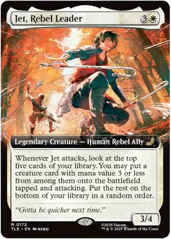 Jet, Rebel Leader (Extended Art) [Avatar: The Last Airbender: Eternal-Legal] - The Mythic Store | 24h Order Processing