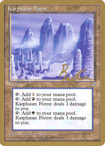 Karplusan Forest (George Baxter) [Pro Tour Collector Set] - The Mythic Store | 24h Order Processing