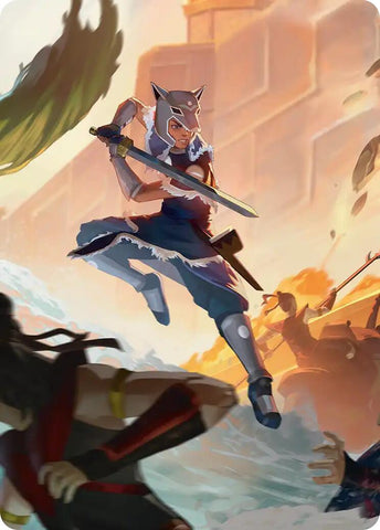 Sokka's Charge Art Card [Avatar: The Last Airbender Art Series] - The Mythic Store | 24h Order Processing