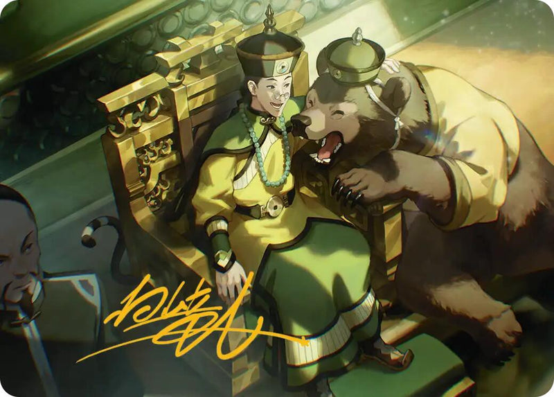 The Earth King Art Card (Gold-Stamped Signature) [Avatar: The Last Airbender Art Series] - The Mythic Store | 24h Order Processing