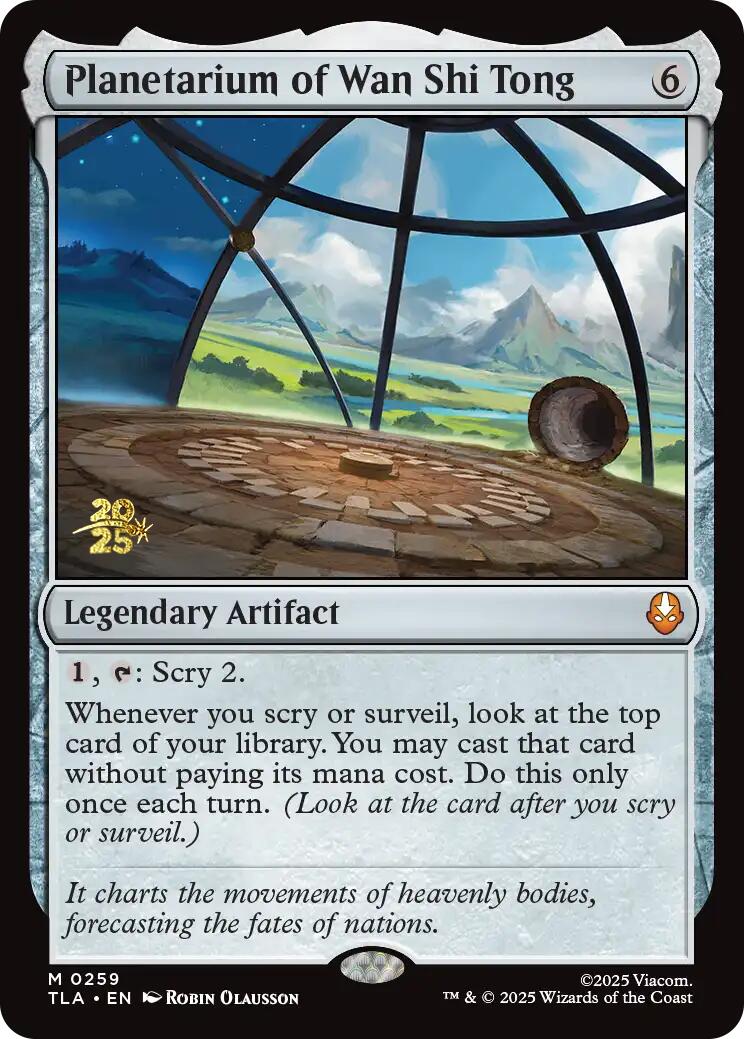 Planetarium of Wan Shi Tong [Avatar: The Last Airbender Prerelease Cards] - The Mythic Store | 24h Order Processing