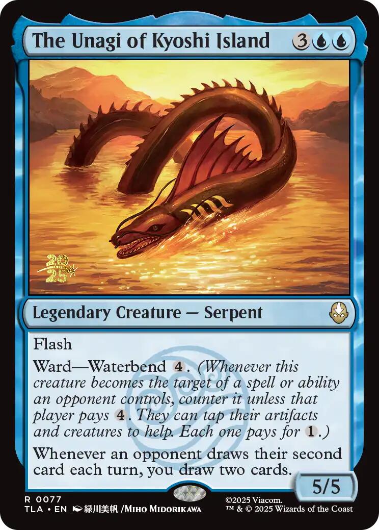 The Unagi of Kyoshi Island [Avatar: The Last Airbender Prerelease Cards] - The Mythic Store | 24h Order Processing