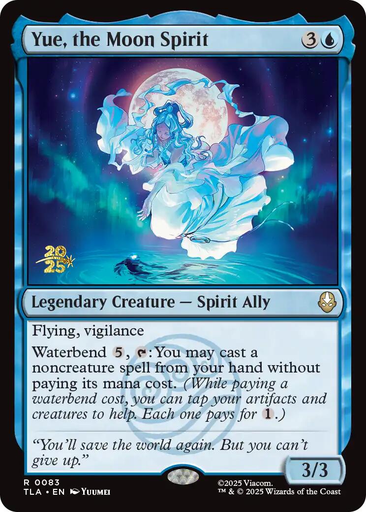 Yue, the Moon Spirit [Avatar: The Last Airbender Prerelease Cards] - The Mythic Store | 24h Order Processing