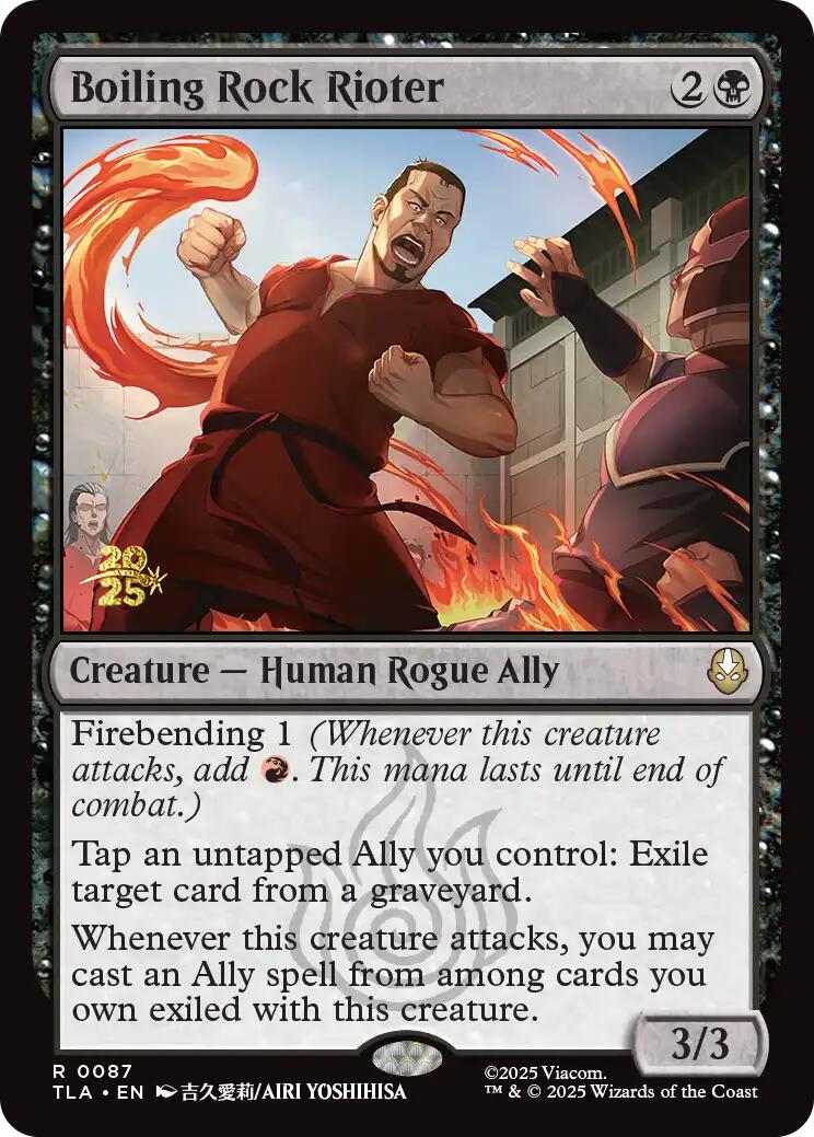 Boiling Rock Rioter [Avatar: The Last Airbender Prerelease Cards] - The Mythic Store | 24h Order Processing