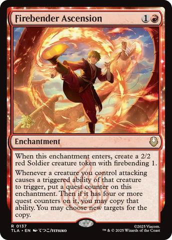 Firebender Ascension [Avatar: The Last Airbender Prerelease Cards] - The Mythic Store | 24h Order Processing