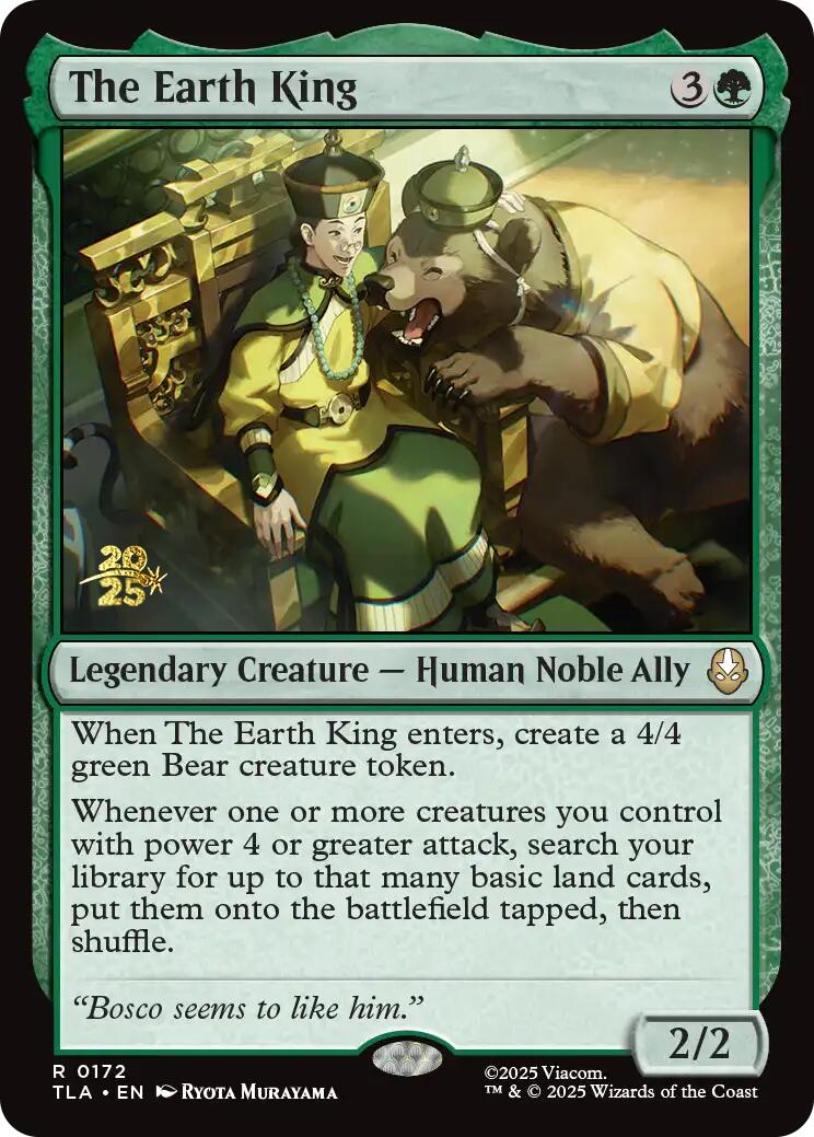 The Earth King [Avatar: The Last Airbender Prerelease Cards] - The Mythic Store | 24h Order Processing