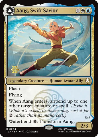 Aang, Swift Savior [Avatar: The Last Airbender Prerelease Cards] - The Mythic Store | 24h Order Processing