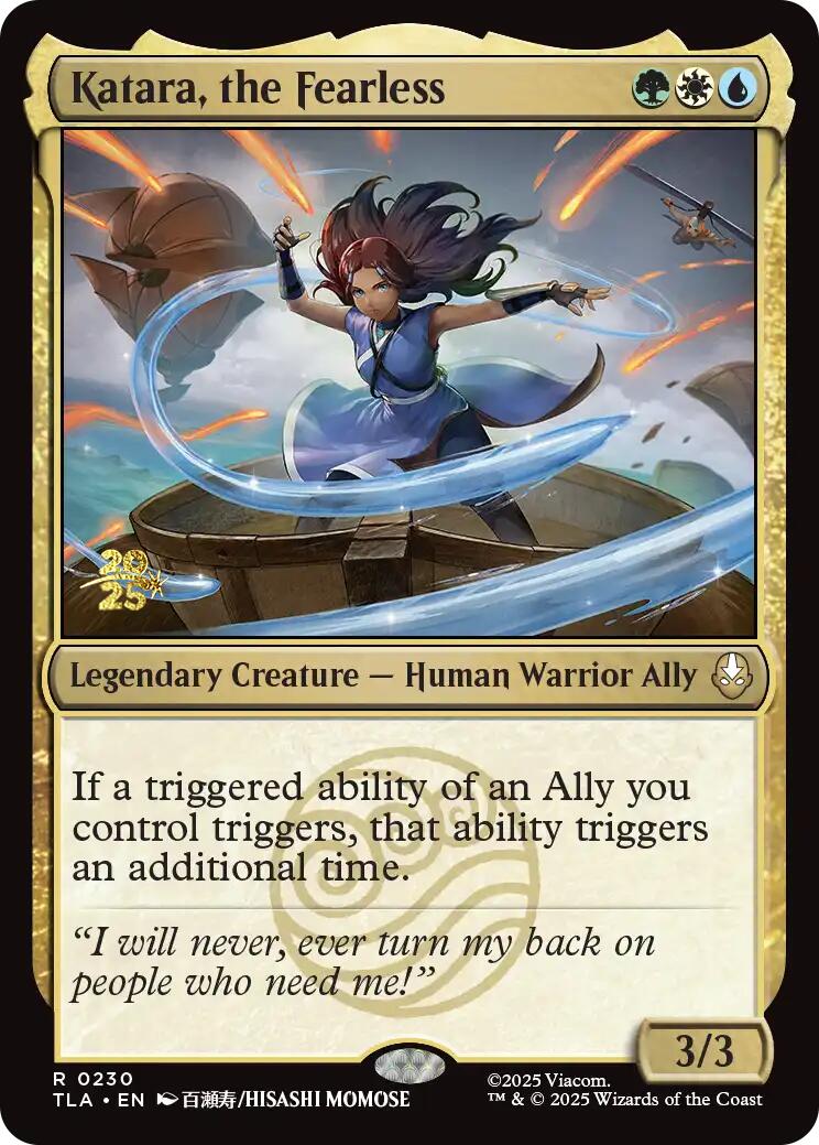 Katara, the Fearless [Avatar: The Last Airbender Prerelease Cards] - The Mythic Store | 24h Order Processing