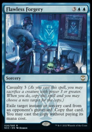 Flawless Forgery (Promo Pack) [Streets of New Capenna Commander Promos] - The Mythic Store | 24h Order Processing