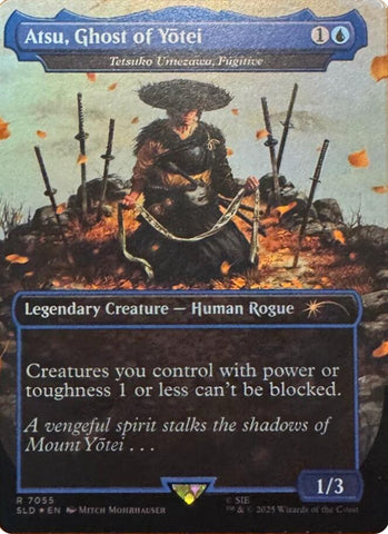 Atsu, Ghost of Yotei - Tetsuko Umezawa, Fugitive (Rainbow Foil) [Secret Lair Drop Series] - The Mythic Store | 24h Order Processing