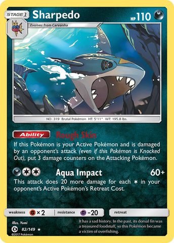 Sharpedo (82/149) (Cosmos Holo) (Blister Exclusive) [Sun & Moon: Base Set] - The Mythic Store | 24h Order Processing