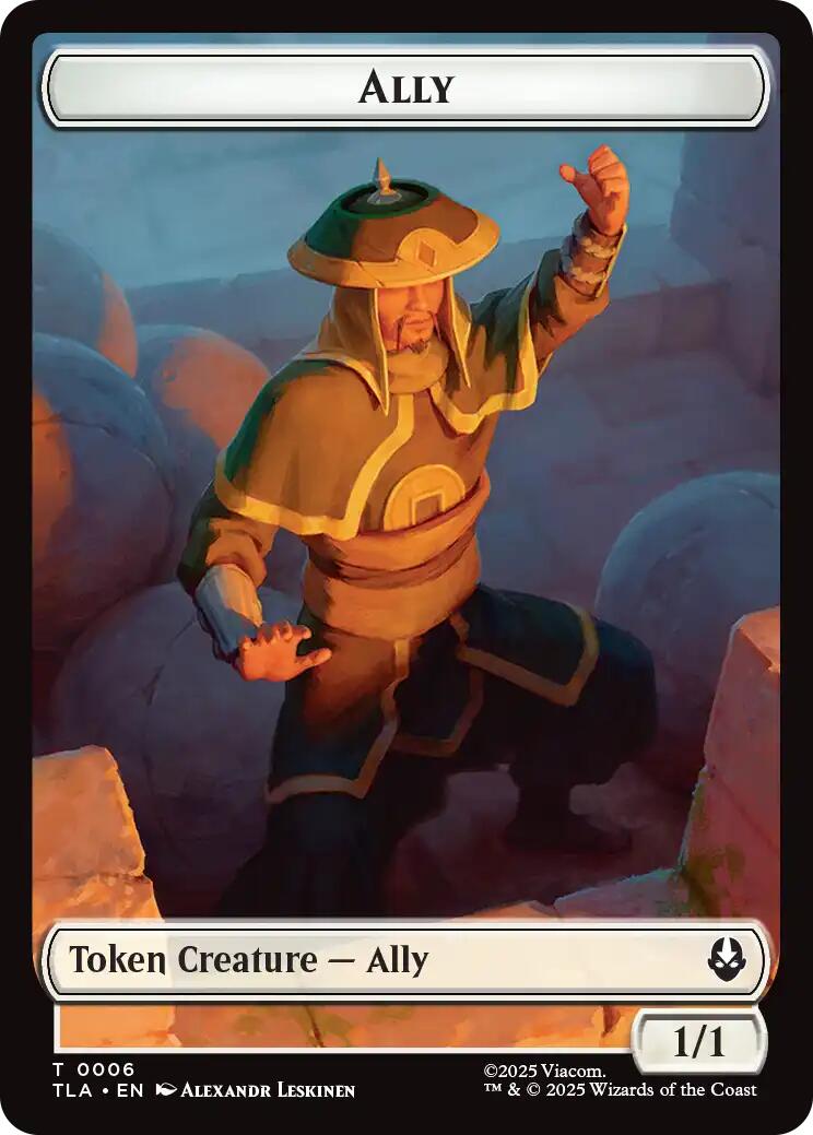 Ally (0006) // Clue (0017) Double-Sided Token [Avatar: The Last Airbender Tokens] - The Mythic Store | 24h Order Processing