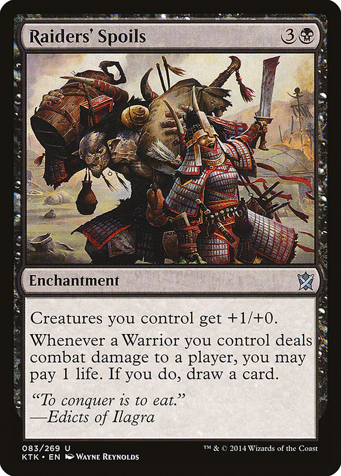 Raiders' Spoils [Khans of Tarkir] - The Mythic Store | 24h Order Processing