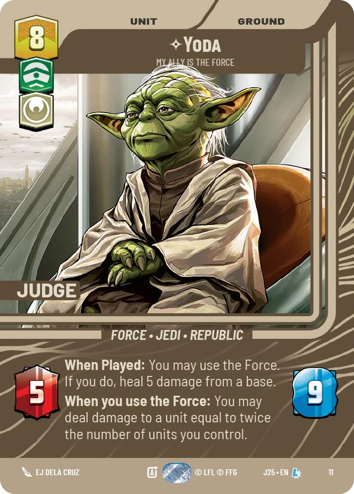 Yoda - My Ally is the Force (11) (11) [Judge Promos] - The Mythic Store | 24h Order Processing
