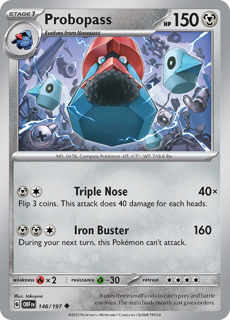 Probopass (146/197) [Scarlet & Violet: Obsidian Flames] - The Mythic Store | 24h Order Processing