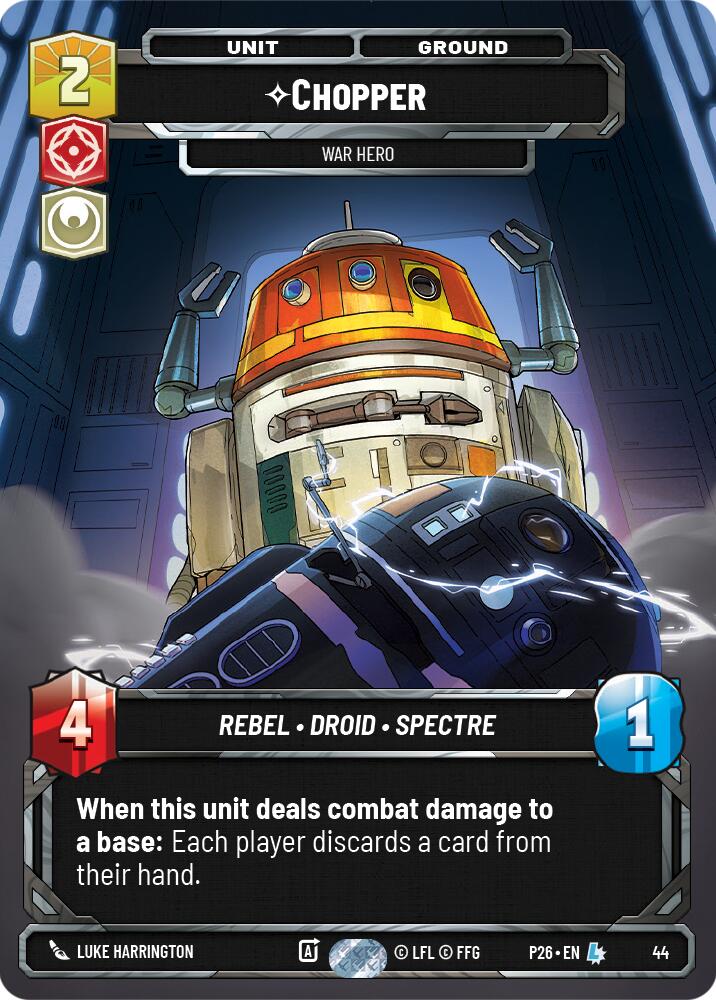 Chopper - War Hero (44) (44) [Sector and Regional Promos: Season 1] - The Mythic Store | 24h Order Processing