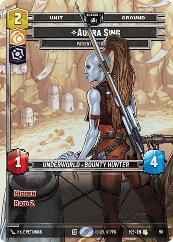 Aurra Sing - Patient and Deadly (58) (58) [Sector and Regional Promos: Season 1] - The Mythic Store | 24h Order Processing