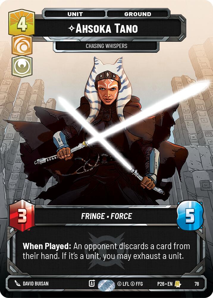 Ahsoka Tano - Chasing Whispers (78) (78) [Sector and Regional Promos: Season 1] - The Mythic Store | 24h Order Processing