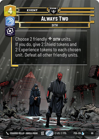 Always Two (89) (89) [Sector and Regional Promos: Season 1] - The Mythic Store | 24h Order Processing