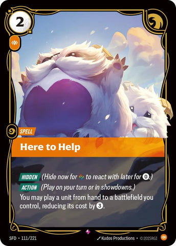 Here to Help (111/221) [Spiritforged] - The Mythic Store | 24h Order Processing