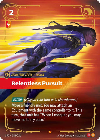 Relentless Pursuit (184/221) [Spiritforged] - The Mythic Store | 24h Order Processing