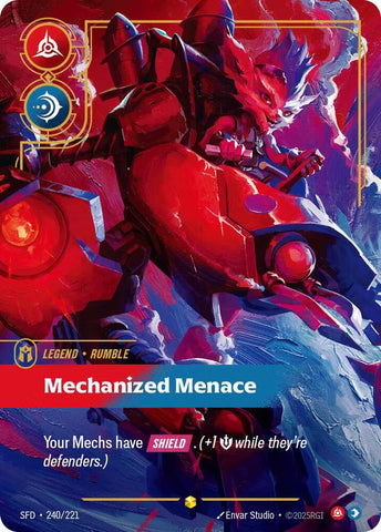Rumble - Mechanized Menace (Overnumbered) (240/221) [Spiritforged] - The Mythic Store | 24h Order Processing