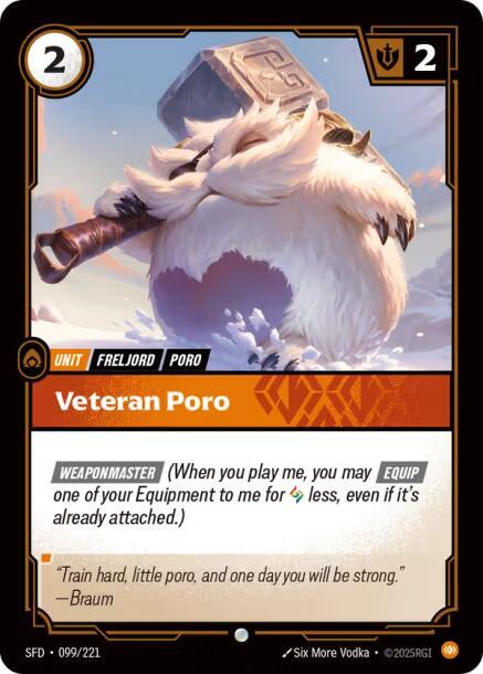 Veteran Poro (099/221) [Spiritforged] - The Mythic Store | 24h Order Processing