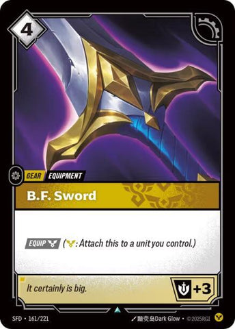 B.F. Sword (161/221) [Spiritforged] - The Mythic Store | 24h Order Processing
