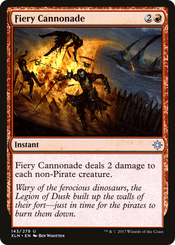 Fiery Cannonade [Ixalan] - The Mythic Store | 24h Order Processing