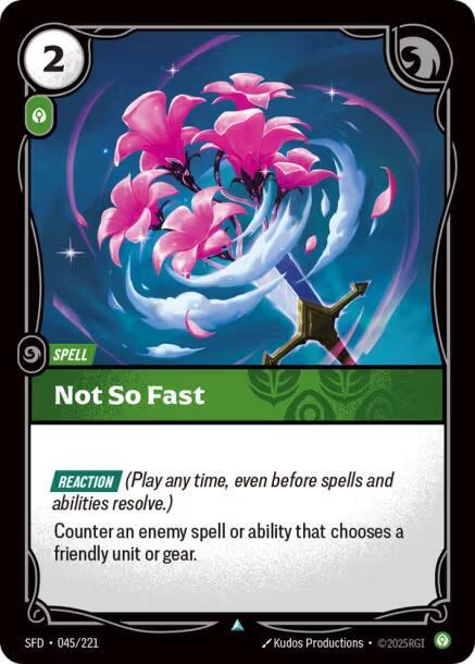 Not So Fast (045/221) [Spiritforged] - The Mythic Store | 24h Order Processing