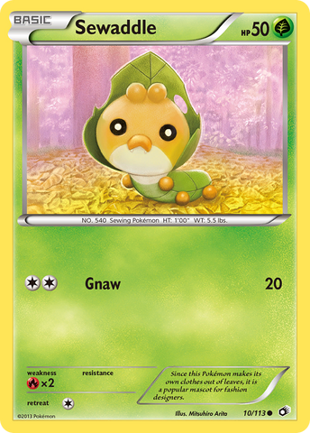 Sewaddle (10/113) [Black & White: Legendary Treasures] - The Mythic Store | 24h Order Processing