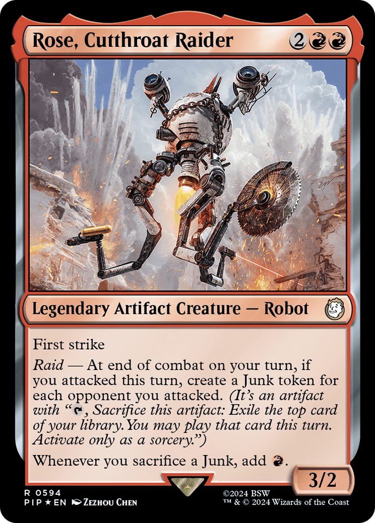 Rose, Cutthroat Raider (Surge Foil) [Fallout] - The Mythic Store | 24h Order Processing