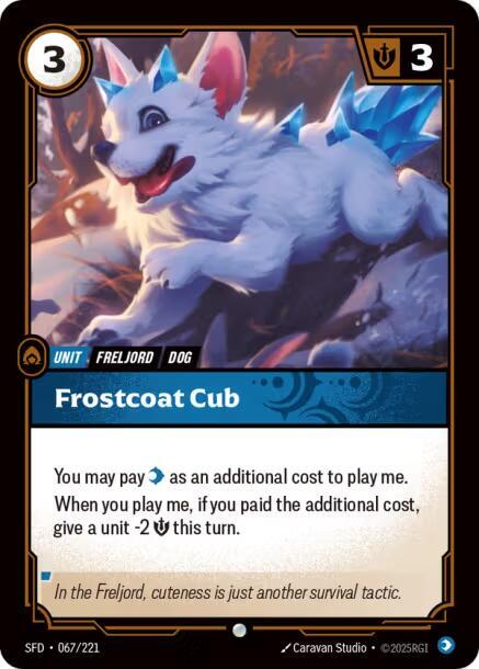 Frostcoat Pup (067/221) [Spiritforged] - The Mythic Store | 24h Order Processing