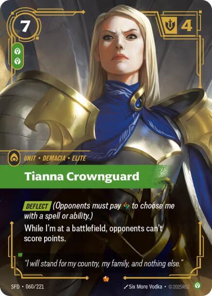 Tianna Crownguard (060/221) [Spiritforged] - The Mythic Store | 24h Order Processing