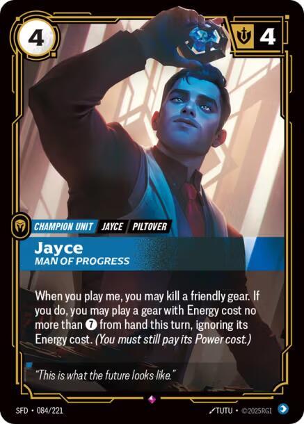 Jayce - Man of Progress (084/221) [Spiritforged] - The Mythic Store | 24h Order Processing